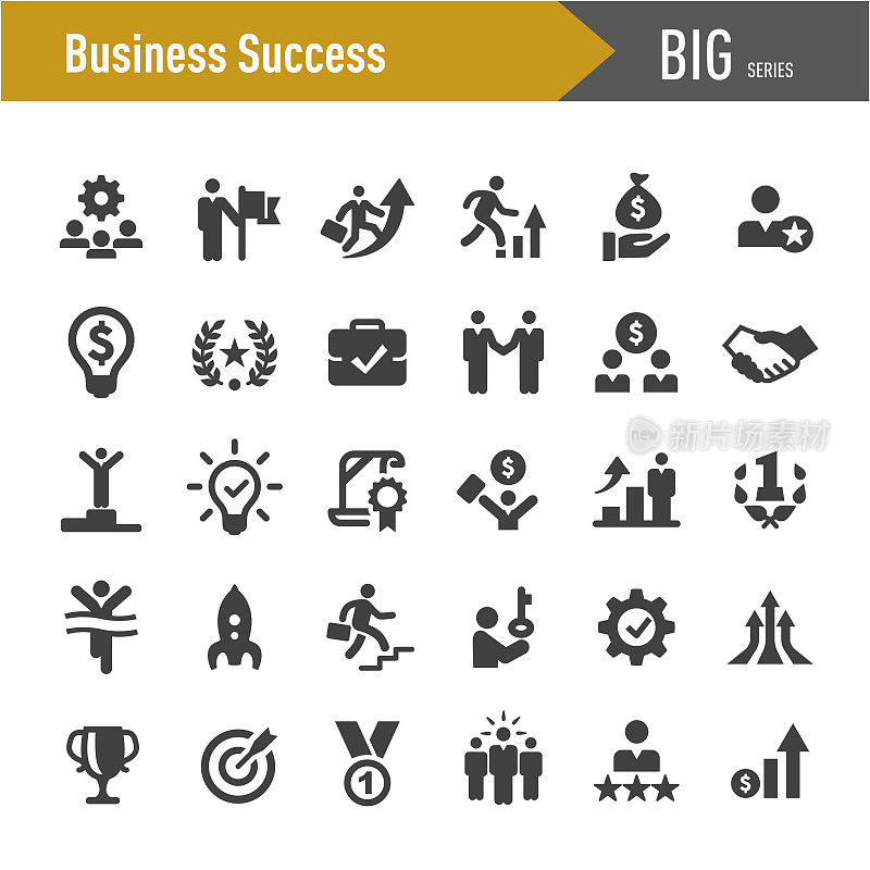 Business Success Icons - Big Series